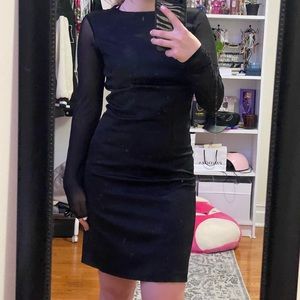 Black casual dress
